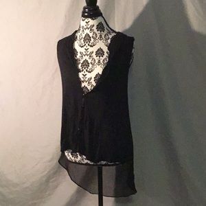 Sheer Sleeveless Tank Top